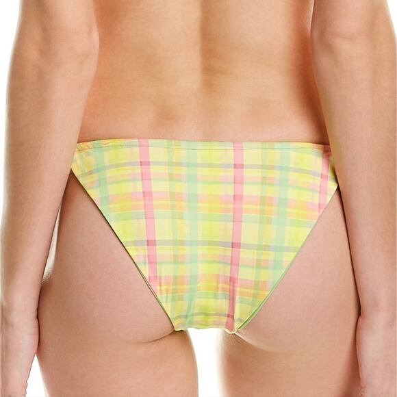 NWT Dippin' Daisy's Reversible Infinite Plaid String Bikini Bottom size Large - Picture 6 of 15